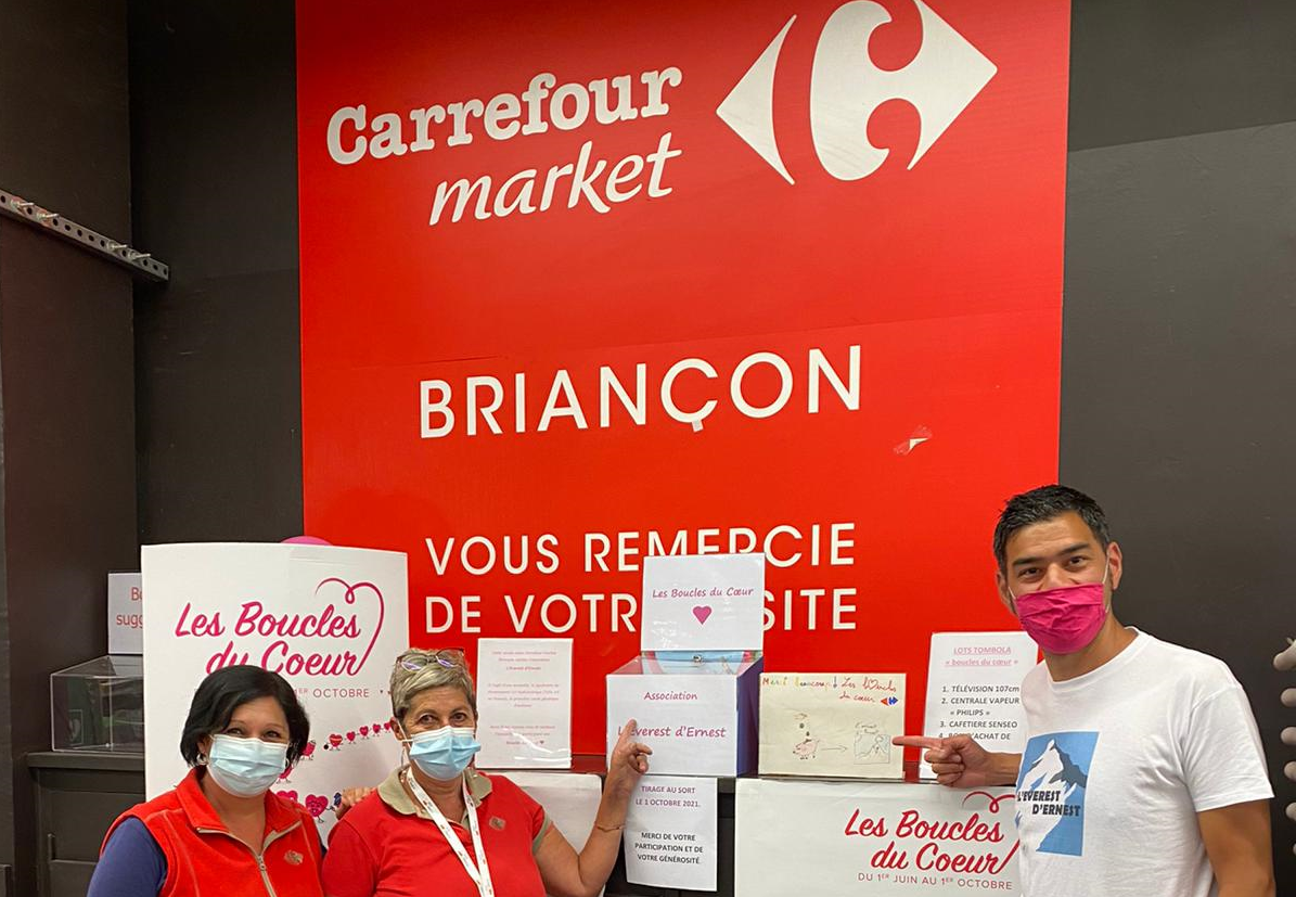 Merci au Carrefour Market de Briançon