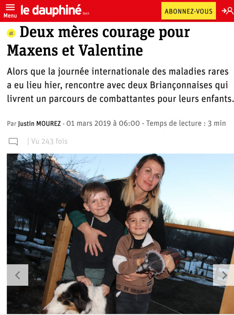 Deux mères courage pour Maaxens et Valentine